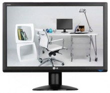 LCD LG 19" W1934S-BN, Black {1440 x 900, 1000:1, 300, 170h / 170v, 5ms, TCO'03}